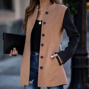 Poughkeepsie Pocketed Button Down Coat